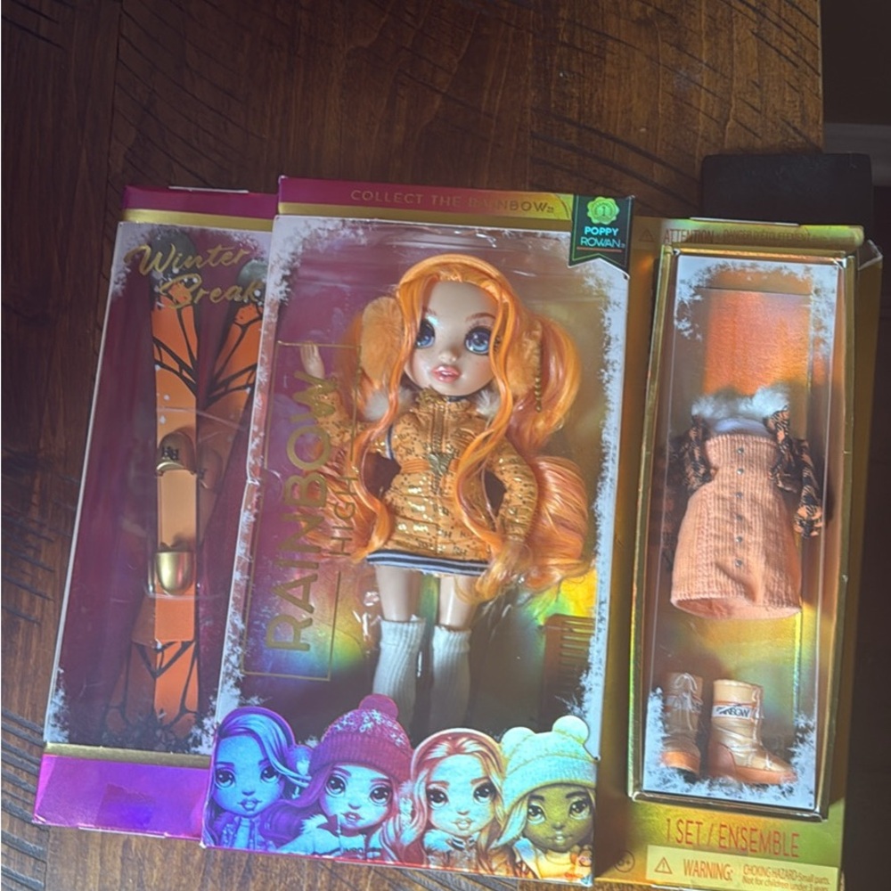 Rainbow High Winter Break Doll - Orange